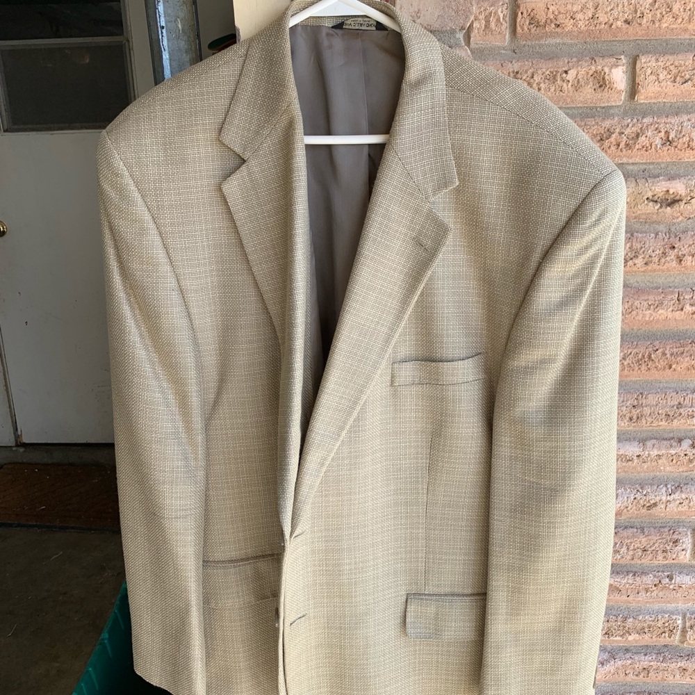 Men’s 48R chaps sport coat, 2 button